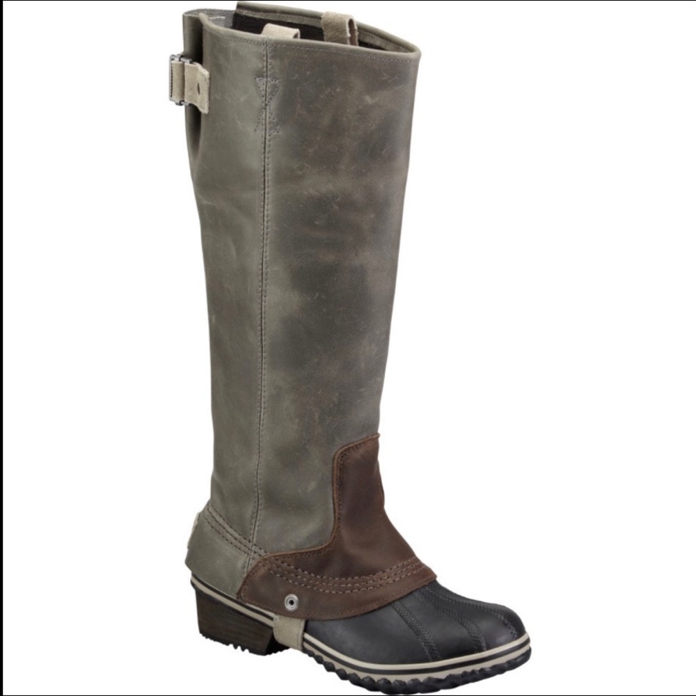 Sorel Slimpack Waterproof Riding Tall Boots Sz 9